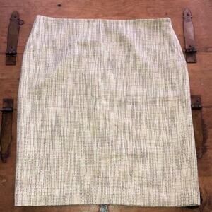 Dana Buchman Yellow and Brown Skirt Size 16